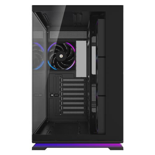 Powercool Plasma Mid Tower Gaming Case - Black 